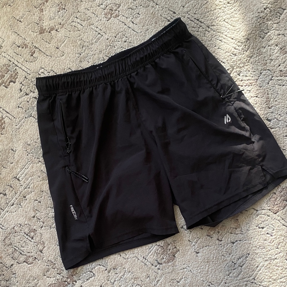 Eddie Bauer Men's Black Athletic Shorts